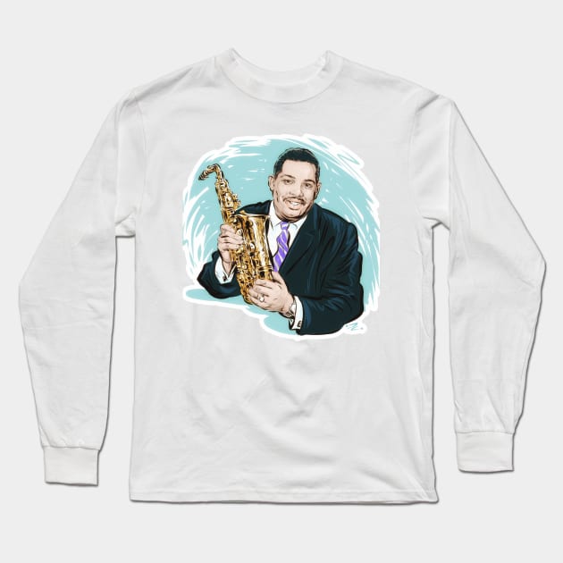 Cannonball Adderley - An illustration by Paul Cemmick Long Sleeve T-Shirt by PLAYDIGITAL2020